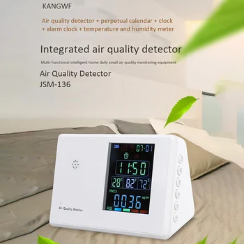 

NEW-Digital Formaldehyde Detector HCHO/TVOC/CO2/PM2.5/PM10/Temp/Humi Tester AQI Air Quality Monitor Gas Analyzer