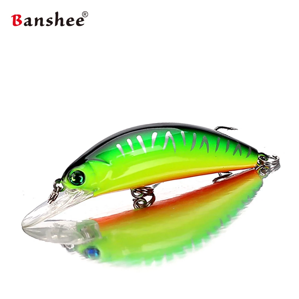 Banshee 54 мм 4 7 г Щука для воблеров рыболовные приманки мини гольян черная наживка