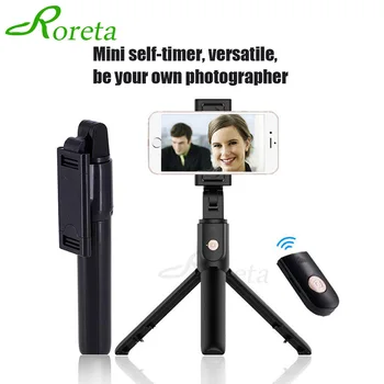 

Roreta 3 in 1 Wireless Bluetooth Selfie Stick Mini Tripod Extendable Monopod Universal Pau De Palo For iPhone X 8 7 6s Samsung