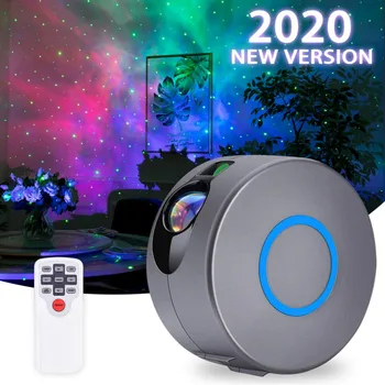 

Galaxy Starry Sky Projector Light Rotation Water Waving Night Light Led Colorful Nebula Cloud Lamp for Kids Bedroom Bedside Lamp