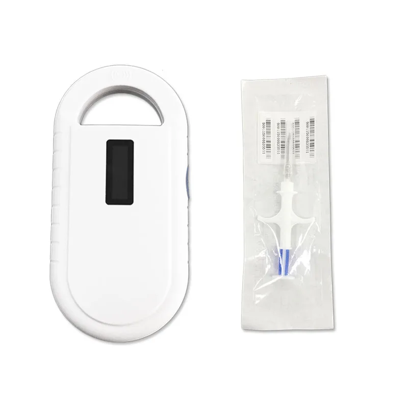 RFID FDX-B/A animal tag microchip reader ISO chip USB portable OLED scanner 134.2khz/125KHz suitable for cats dogs pets | Безопасность и