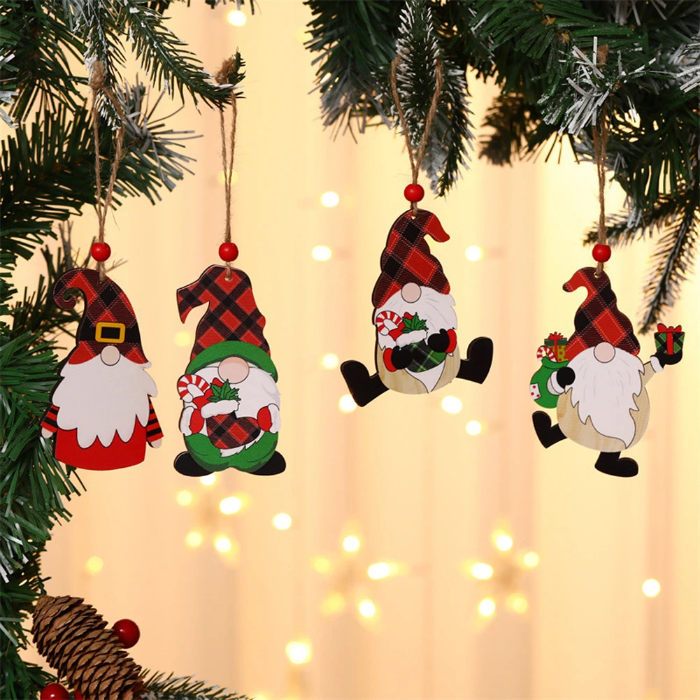Christmas In The Wild 2022 New Year Fashion Christmas Ornaments Diy Santa Claus Wooden Faceless Doll  Ornaments 2022 Christmas Home Decoration|Wind Chimes & Hanging Decorations|  - Aliexpress