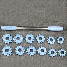 Массажный валик для тела, палочка для йоги, массажный ролик для мышц, водостойкий градиентный тренажер, тренажер для бодиплечей, расслабляющий инструмент