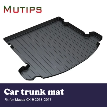 

Mutips Car Cargo rear trunk mat For Mazda CX-9 2013 2014 2015 2016 2017 Boot Liner Tray Waterproof Anti-slip mat Accessories pad