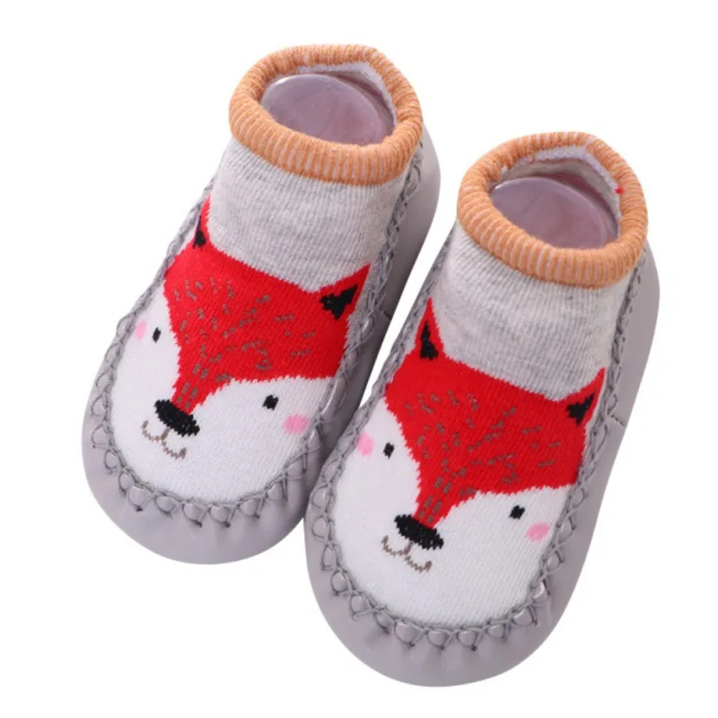 MV0132H (1) Повседневные Модные Детские Носки с рисунком из мультфильма, Нескользящие хлопковые носки-тапочки для малышей - Color: MV0132H (1)