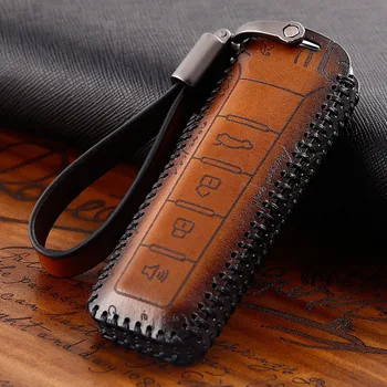 

Leather Car Key Covers for Great Wall Haval VV7 2019 Key Cover for Great Wall Haval/Hover WEY VV5 WEYVV7 Key Covers Protector