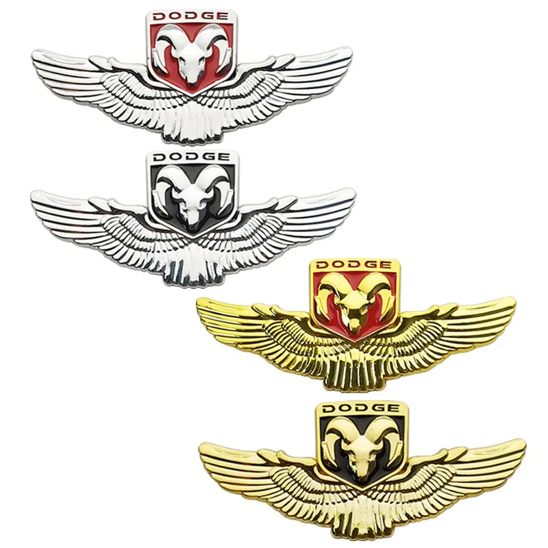 

3D Metal Badge rear Emblem tail sticker for Dodge journey ram 1500 challenger caliber nitro charger durango Accessorie