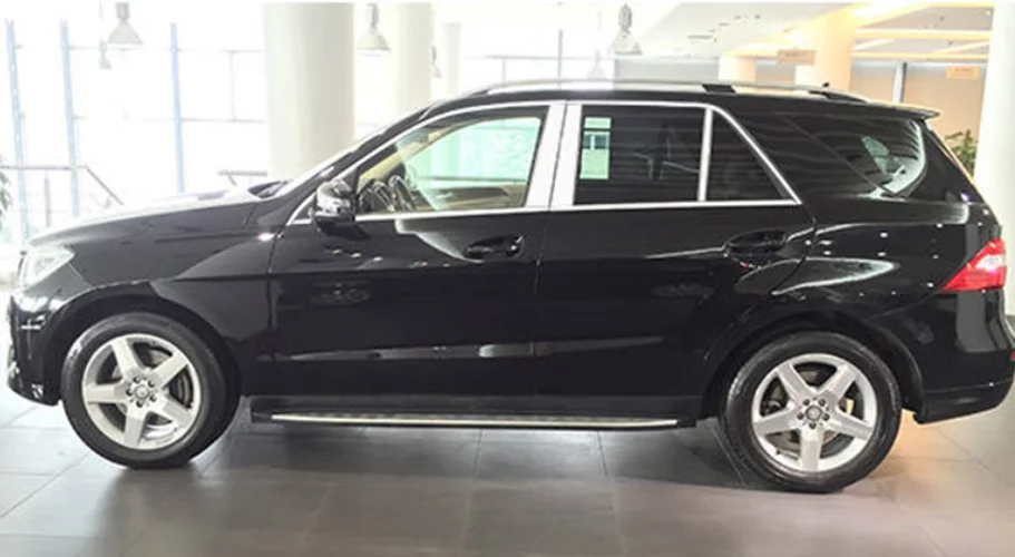 Нержавеющая стальная оконная декоративная планка для mercedes benz ML300 ML350 ML250 GLE320 GLE350 GLE400 2012