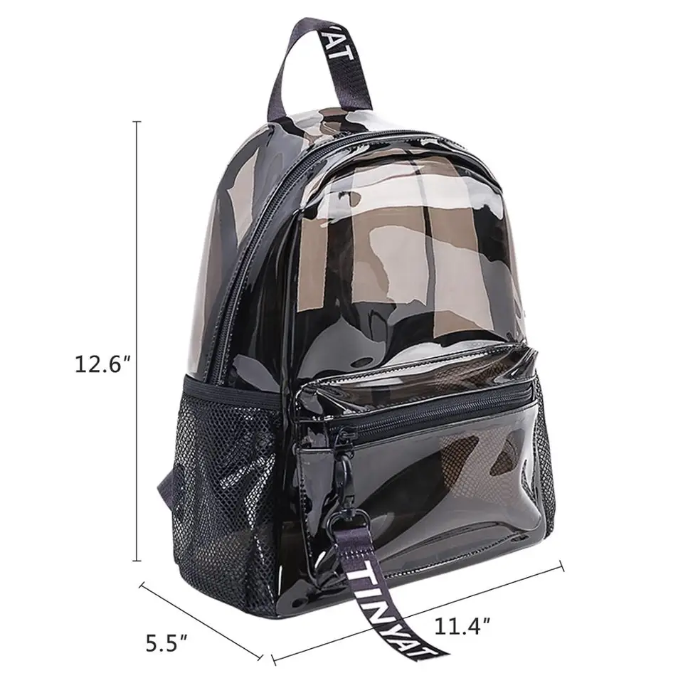 tiny clear backpack