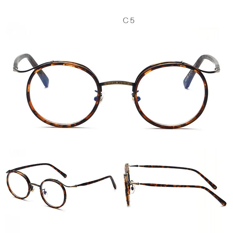 Occhiali Da Lettura Rotondi FELRES Modello 8243 - Montatura Piena Unisex Stile Retro