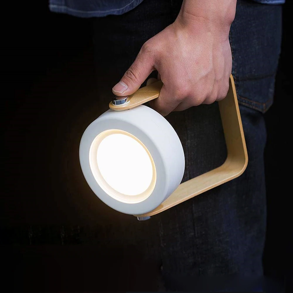 

Portable Light With Handle Outdoor Lantern Foldable Dimmable Touch Switch Bedside Reading Light Portable Desk LED Night Lamp