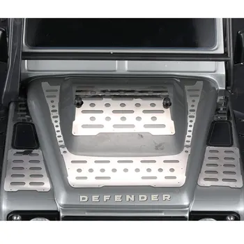 

XRQC 1/10RC trx4 special metal plating sticker refitting engine cover armor refitting DIY engine protection armor