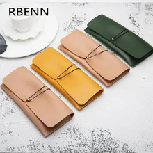 RBENN ПВХ Кожаный Чехол для очков стильная Складная фляга солнцезащитные очки сумка для хранения очков футляр для солнцезащитных очков