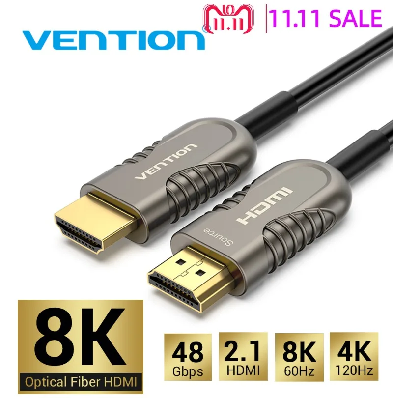 Vention 8K HDMI 2 1 кабель 120 Гц 48 Гбит/с волоконно-оптический Ультра высокоскоростной HDR