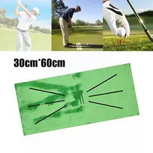Velvet Golf Training Mat Training Detection Mat Batting Golfer Training Grassland Equipment Garden Mesh Cushion Aid Practic O5h1