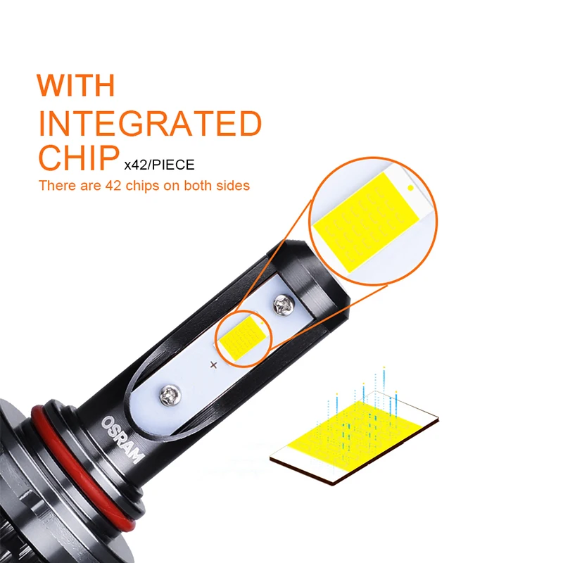 Лампа Ксеноновая OSRAM H11 H8 светодиодный Противотуманные фары Дневные Фары