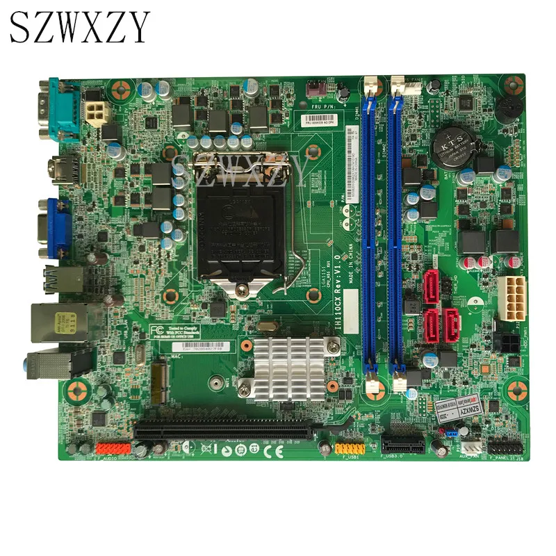 SZWXZY Fru: 00XK039 для Lenovo 510S-08ISH M4600e IH110CX M6900e H110 настольная материнская плата LGA 1151 DDR4 |