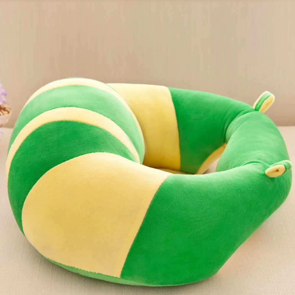 Baby Soft Support Sitz Kindermöbel Runde Stuhl Sitz Plüsch Kissenbezug Home Geschenk Baby Nest Puff Spielzeug 