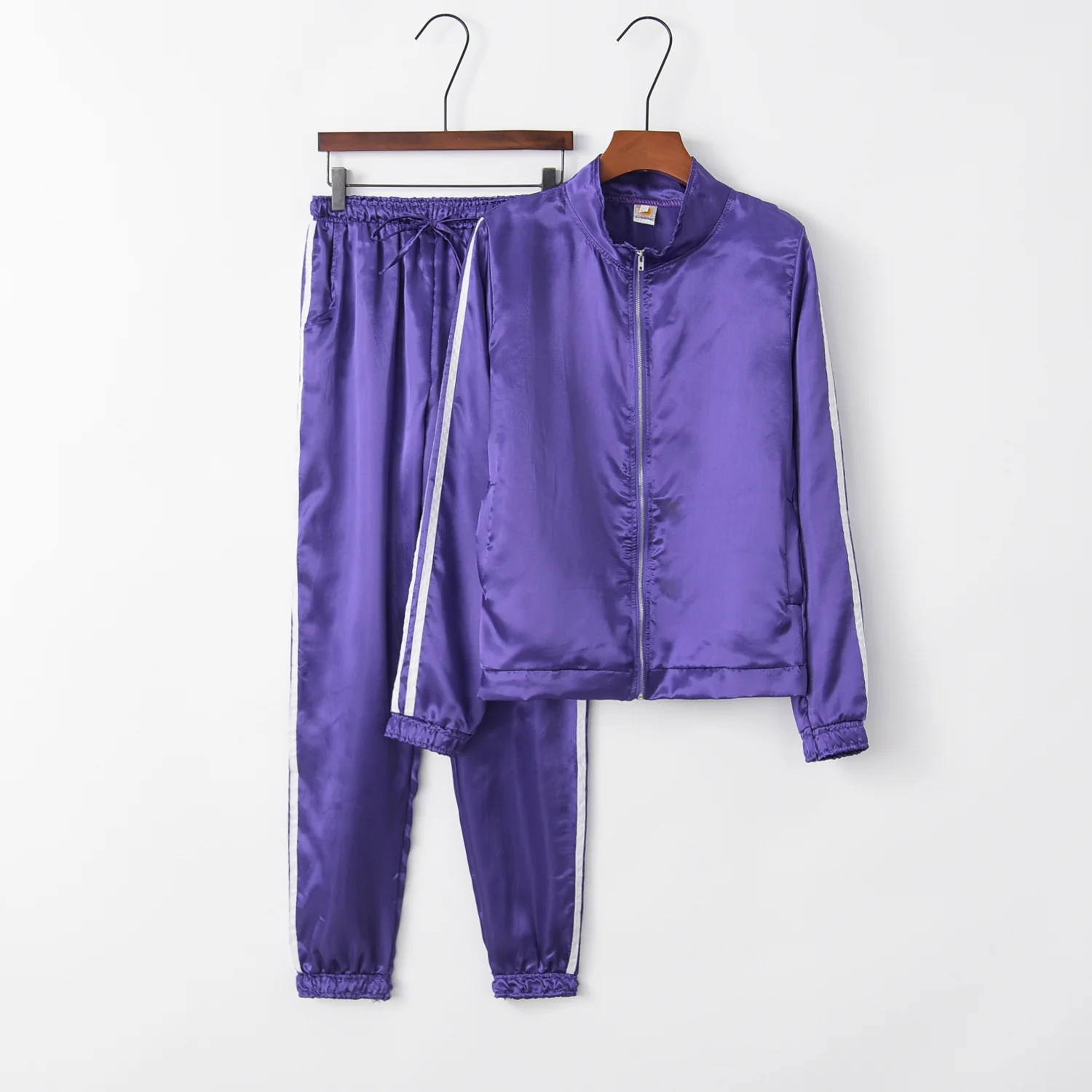 purple tracksuit womens