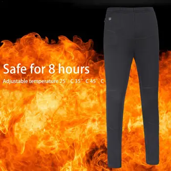 

Heated Trousers Winter Outdoor Hiking Heating Fever USB Charging Pants Thickened Thin Pants Smart Warm Heated Pants Plus Size 4X