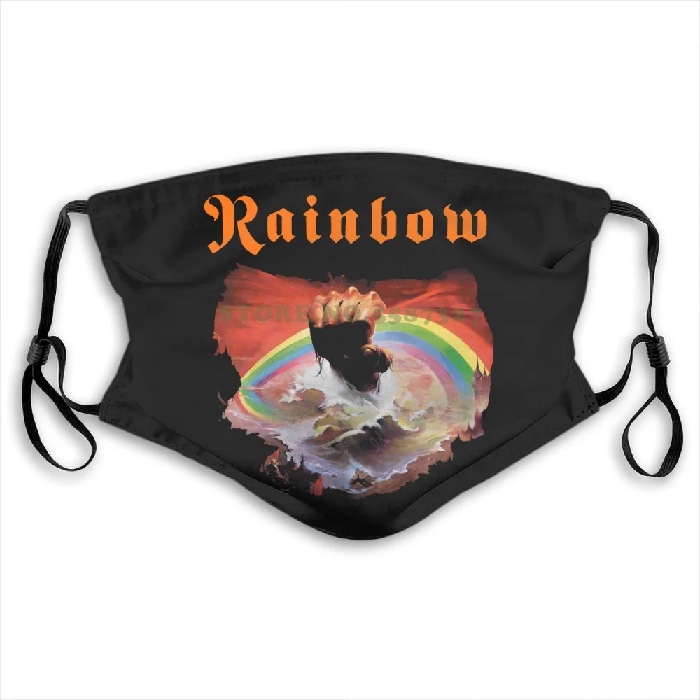 

New Casuals Rainbow Rising Ritchie Blackmore Rock Official Unisex Washable Diy Cool Face Masks