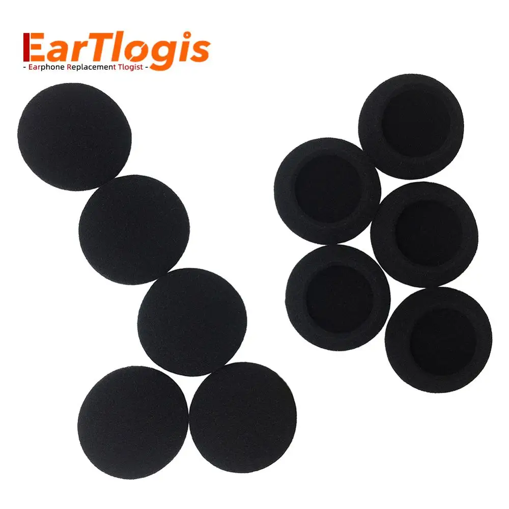 

EarTlogis Sponge Replacement Ear Pads for Plantronics Audio 326 Headset Parts Foam Cover Earbud Tip Pillow