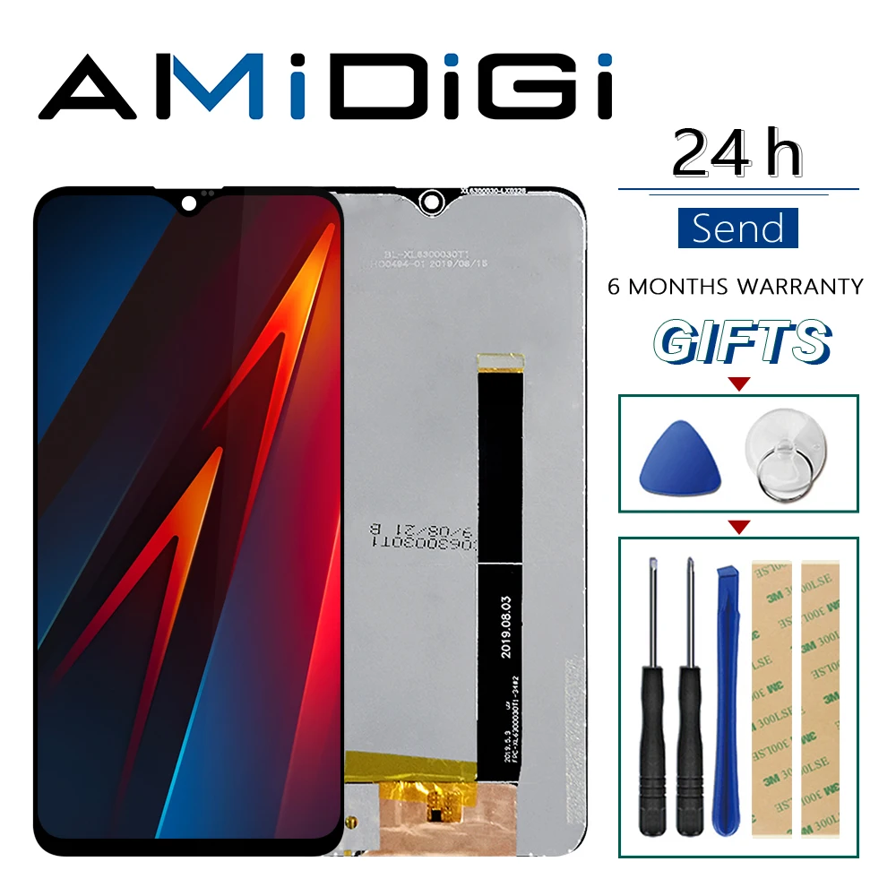 6 3 дюйма черный для UMI Umidigi Power ЖК дисплей и фото запасные части + инструменты