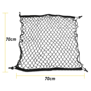 

Car Accessories For Hyundai IX25 Creta 2018 2019 2020 Auto Trunk Rear Cargo Organizer Storage Elastic Mesh Net Holder 4 Hooks