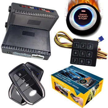 

2020 cardot smart car alarm passive keyless entry start stop button engine