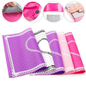 

Nail Art Equipment Silicone Arm Rest Pillow Hand Holder Cushion Table Mat Pad Foldable Washable Salon Manicure Tool Set