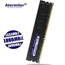 Atermiter-Memoria RAM para ordenador portátil, dispositivo de almacenamiento de acceso aleatorio tipo DDR3 con 2GB, 4GB, 8GB,1600MHZ/1333MHZ y tipo de memoria PC3-12800 PC3-10600 para ordenador de escritorio