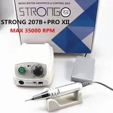  NEW 50000RPM Electric Nail Drill Strong 210 207B 65W Manicure Machine Pedicure Kit Nails Art Tool Handpiece Nail File Equipment 