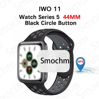 

Smochm Samba IWO 11 Pro Bluetooth Smart GPS Watch Phone Series 5 44mm 1:1 VS IWO 10 9 MTK2503 Smartwatch for iOS iPhone Android