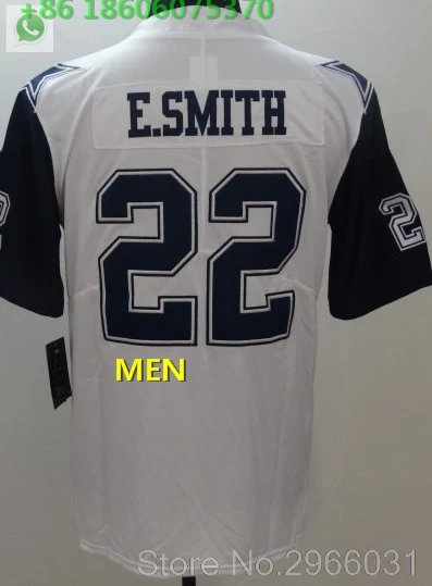 For men А+++ Качественная мужская футболка для взрослых jaylon Smith 54 Emmitt Smith 22 Cole besley 11 Dallas - Цвет: For men