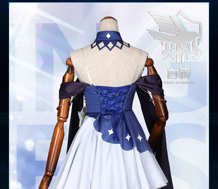 Azur Лейн USS Helena Косплей Костюм синее платье для танцев Униформа костюмы для Хэллоуина для женщин аниме одежда наряды cos