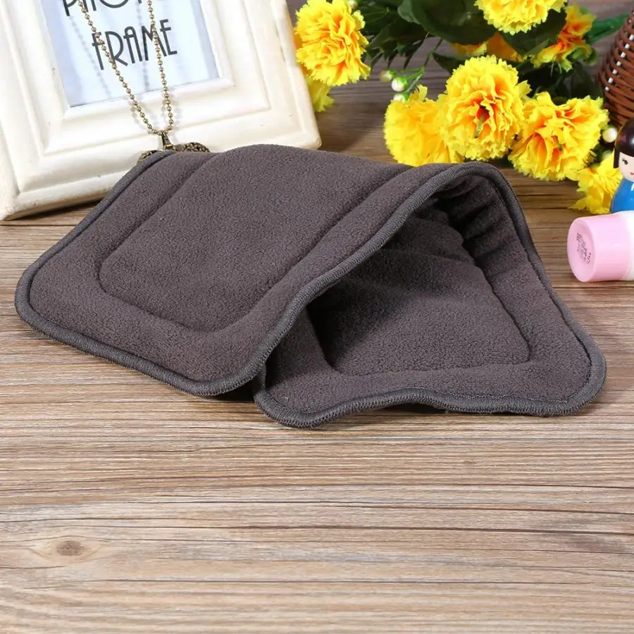 Reusable Washable Cloth Diaper Inserts Boosters Liners For Real Pocket Nappy microfibre bamboo charcoal insert |