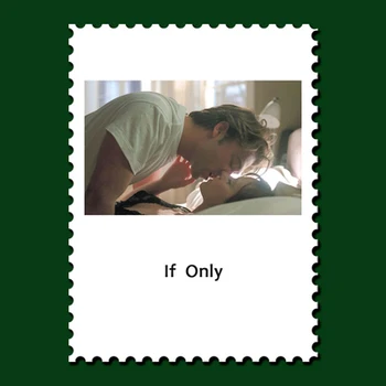 

Vintage Movie Postcard If Only1 piece Delicate Classical Retro Movie Postcard Gift With Extra-thick Texture Greeting Card