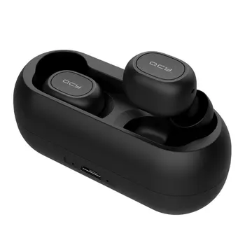 

[bluetooth 5.0] QCY T1C TWS True Wireless Earphone HiFi Stereo Dual Mic Headphone with Charging Box from xiaomi Eco-System