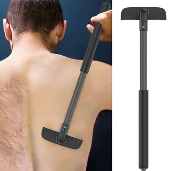 

Men's Stretchable Shaver High Quality Retractable Shaver Stainless Steel Trim New Multifunction Back shaver Y12.9
