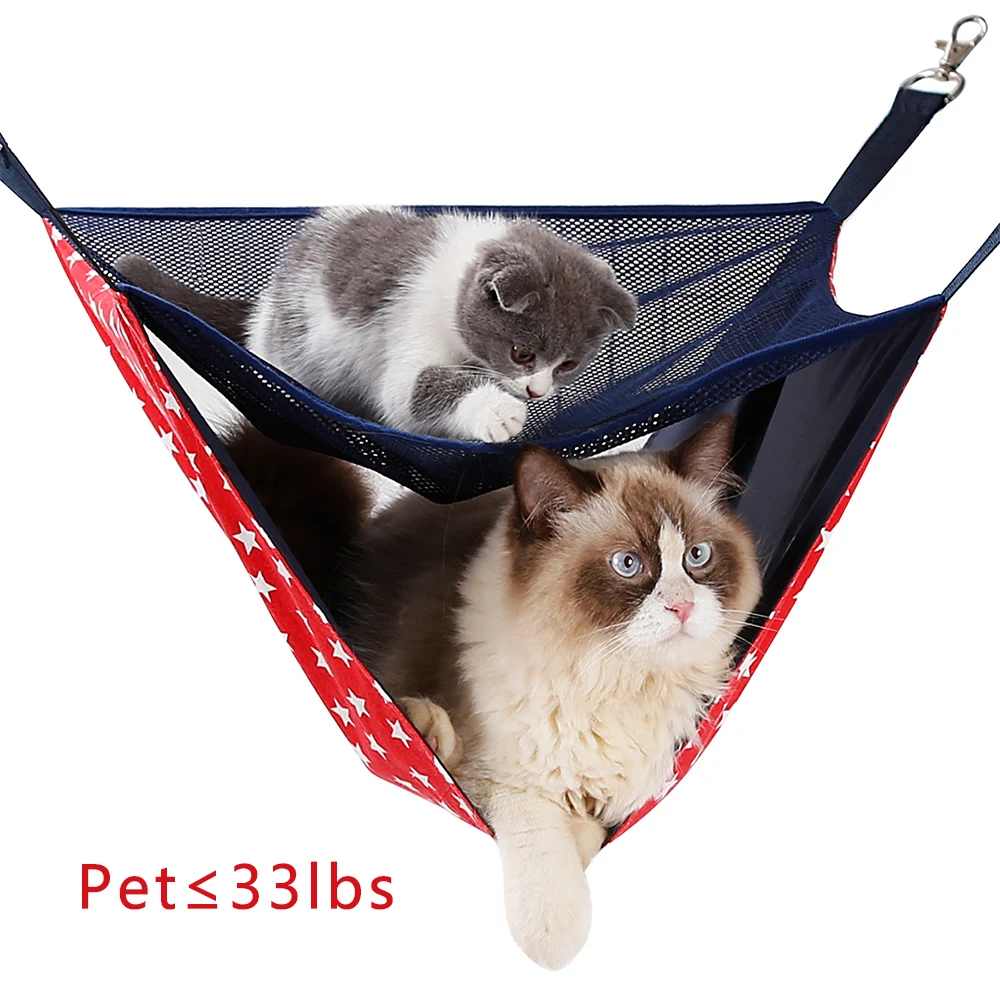 Pets Cats Sleeping Bed Mat Pet Kittens Cats Breathable Hammock Hanging Cage House Pet Cat Double-layer Hammock Nest