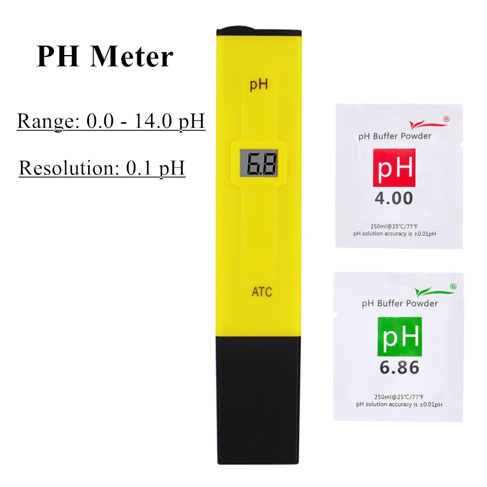 Portable PH Value Test Pen Aquarium PH Tester Meter Water Accurate Digital Meter Pen 0-14
