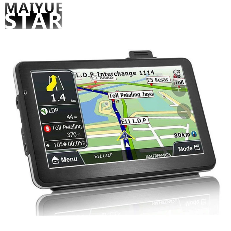 7 дюймовый автомобильный GPS навигатор Maiyue star Android четырехъядерный 256 8 ГБ голосовое