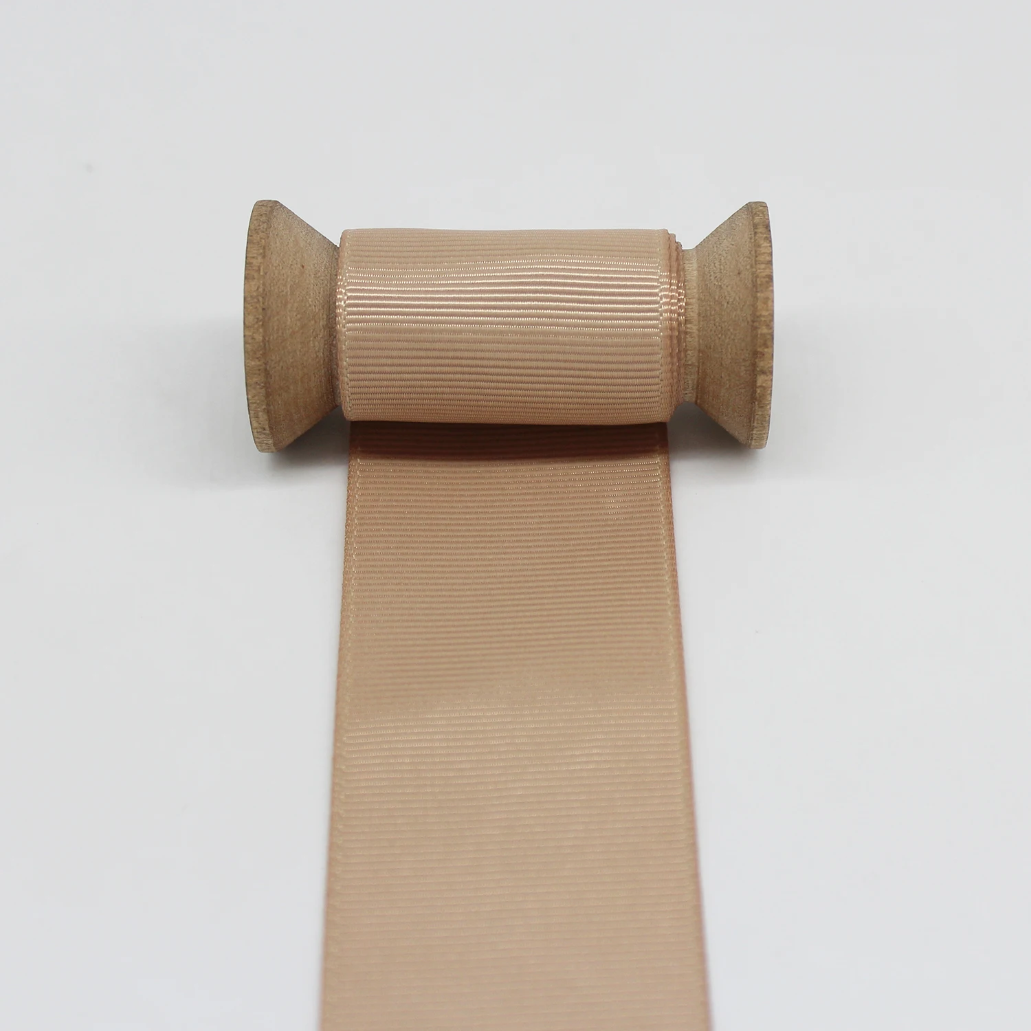 5 Meter/Lot Tan Solid Color Grosgrain Ribbon Polyester Fabric Silk Satin Ribbon For DIY Gift Accessories 1/4" 3/8" 5/8" 1" 1.5"