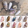 100 Patterns Animal Nail Foils for Transfer Paper Stickers Sliders Adhesive Nails Wraps DIY Water Marble Nail Art Decorations 5