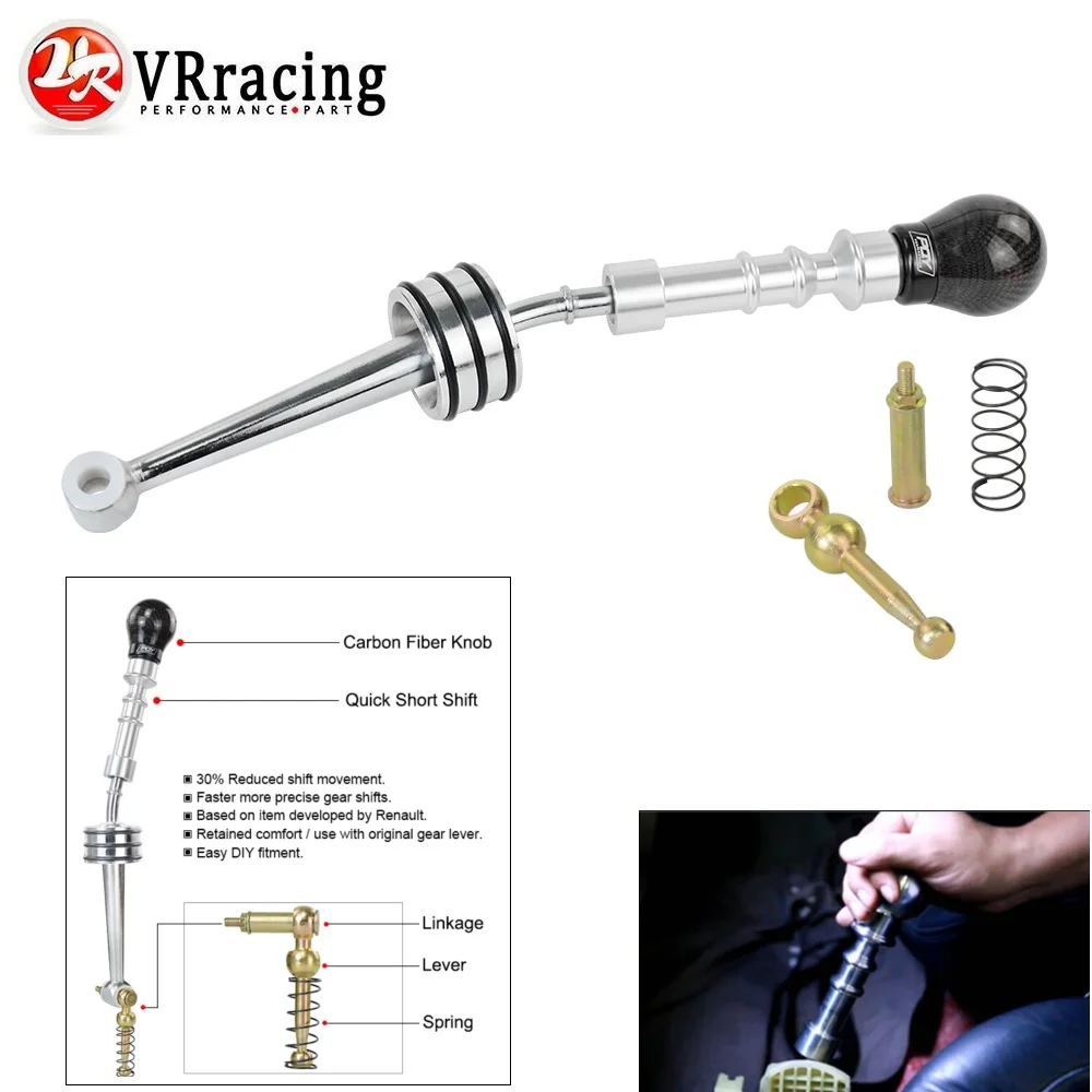Vr Racing-Rapido Corta Leva Del Cambio Del Cambio Montaggio Ridotto Del 30% Per Renault 5 19 Clio 172 182 16V W/O W/O Pomello Del Cambio Vr5309