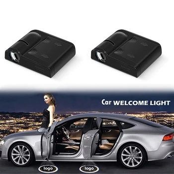 

1PCS Universal Wireless Led Car Door Welcome Laser Projector Logo Ghost Shadow Light Car Styling Courtesy Lights Car Accessories