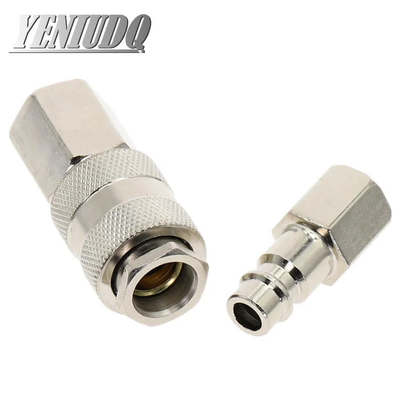 

1Pc Euro Air Line Hose Connector Fitting Female Quick Release 1/4" 3/8" 1/2" Inch BSP Female Pneumatic Fittings EU type