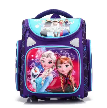 

Disney Frozen Orthopedic Backpack Boys Satchel Children School Bags Primary Book Bag Kids Knapsack Mochila Escolar Grade 1-3-6