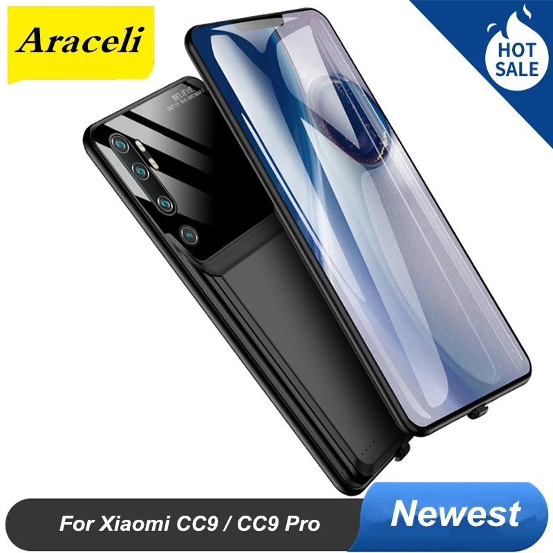 Чехол для батареи 6000 мАч Xiaomi CC9 Pro резервное зарядное устройство чехол внешний