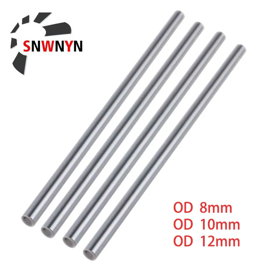 2PCS Optical Axis Cylinder OD 12mm x 500mm 600mm Liner Rail Linear Shaft ROD US